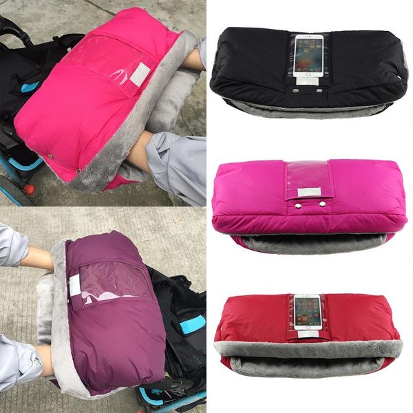

stroller gloves thicken warm hand cover stroller accessories winter baby mitten pushchair windproof buggy kids cart antie