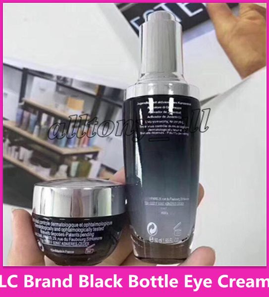 

lan brand black bottle set genifique yeux advanced youth activating concentrate 50ml + 15ml adeep repairing eye cream