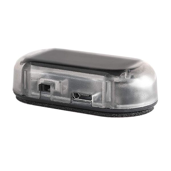 

автомобиль солнечной энергии имитация пустышки сигнализации предупреждение анти-вор светодиодный проблесковый безопасности свет лампы поддел