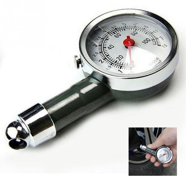 

meter tire pressure gauge 0-100 psi auto car bike motor tyre air pressure gauge meter vehicle tester monitoring system