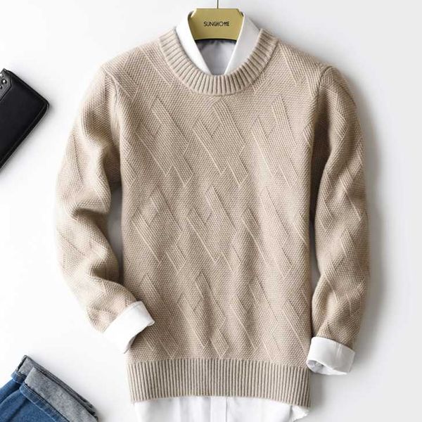 

double thickening cashmere sweater men pullover 2020 autumn winter clothes hombre robe pull homme hiver men sweater, White;black