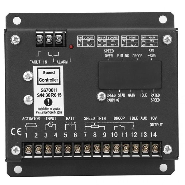 

generator speed controller s6700h speed controller electronic generator control panel parts for cummins