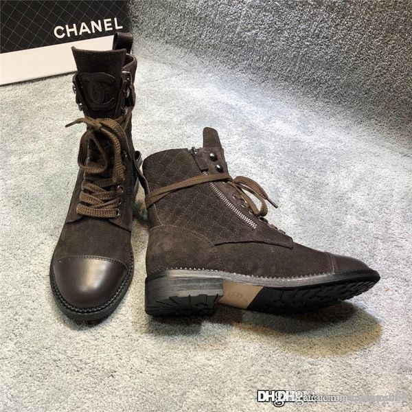 

designer boots luxury shoes classic boots sheepskin lining comfortable upscale fashion brand women shoes trend new arrival, Black