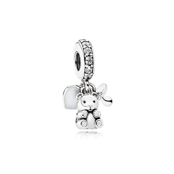 

новый 100% стерлингового серебра 925 1: 1 792100cz детские сокровища смена оригинальные женщины свадебные ювелирные изделия подарок, Black