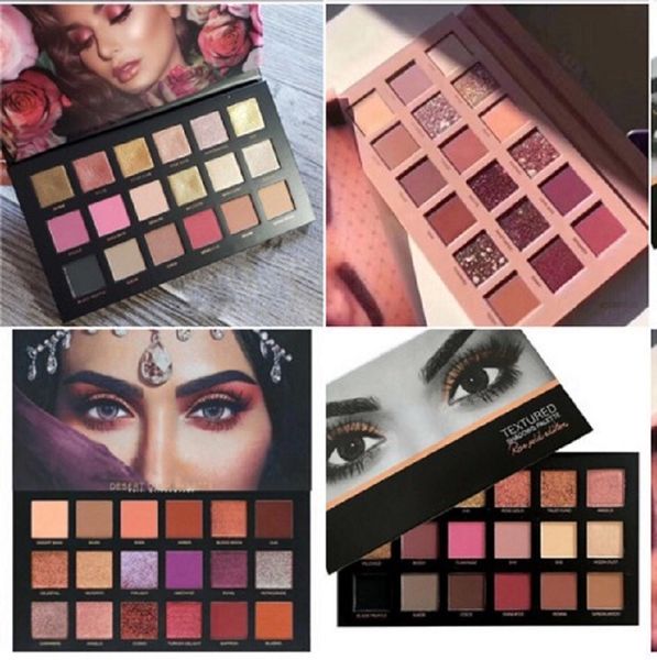 

The new nude palette beauty glazed eye hadow palette 18 color huda matte himmer glitter multi reflective hade ultra pigmented makeup