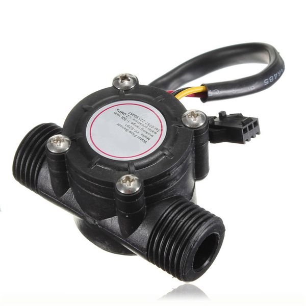 

1pc water flow sensor flowmeter hall flow sensor water control 1-30l/min 2.0mpa operating humidity range 35%~90%rh