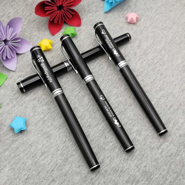 

personalized graduation ceremony souvenir nice writing logo pen custom printed with your wish text on pen body or cap