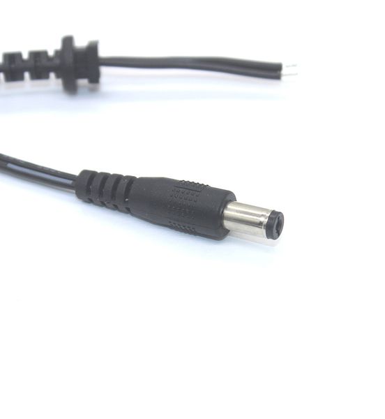 

male to male 2.1mm x 5.5mm plug dc power adapter cable/cord ul 2468 24awg/2c cable