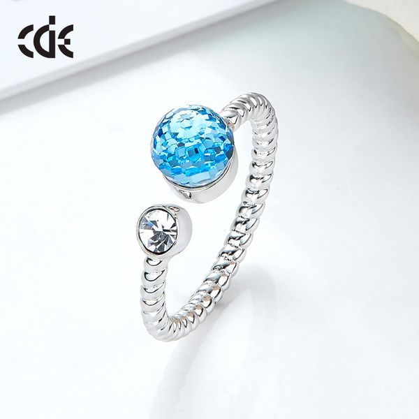 

свадьба серебро s925 бисером жемчуг подарок женщина леди алмаз ювелирные изделия кольцо для невесты действующий инициации выпускной cde-235, Golden;silver