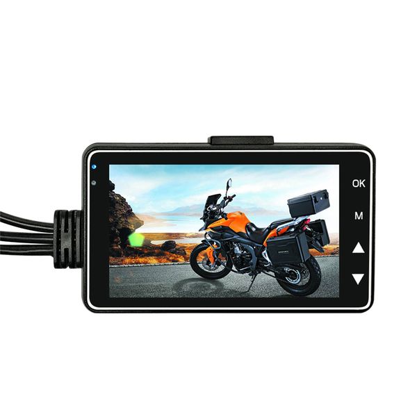 

motorcycle camera dvr recorder 1080p front and rear dual lens driving recorder ky-mt18 car