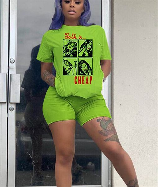 

женщина дизайнер luxury tracksuit тенденции моды двухсекционный мода printed спорт улица famales с капюшоном с коротким рукавом повседневная, Gray