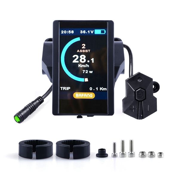 

850C Полноцветный LCD DP C14 ЖК-дисплей Доступные для Bafang Электрический велосипед BBS02 BBS