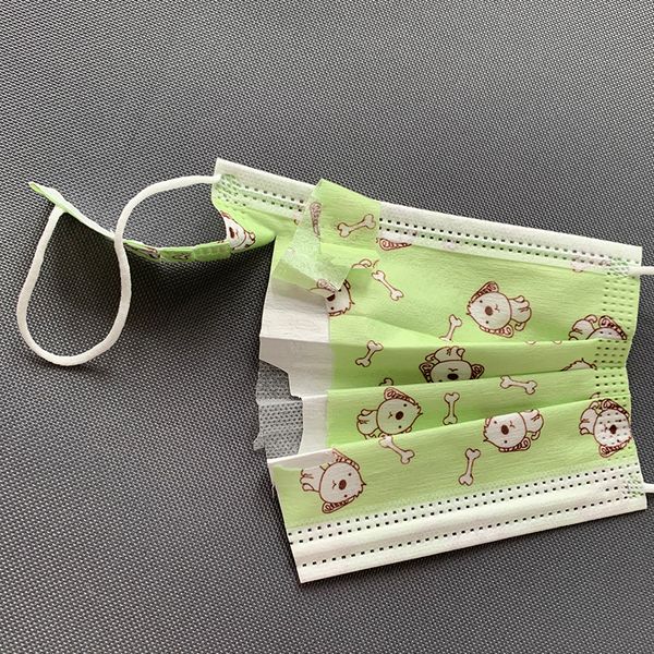 

младенческая противогаз одноразовые cartoon мальчики нетканые рот маска анти загрязнения дышащий маски печать face для взрослых детей розовы