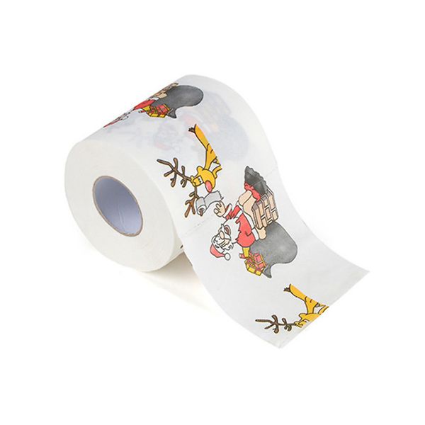 

tissue home decor christmas print cartoon ornament living room bath supplies festival party roll paper toilet kitchen