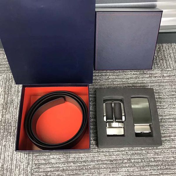 

2019 genuine leather famou brand men belt with needle and mooth buckle de igner man belt high quality