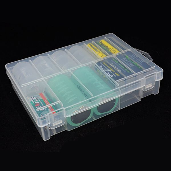 

plastic case boxes storage box batteries aa aaa n Â° 2 d 9v battery
