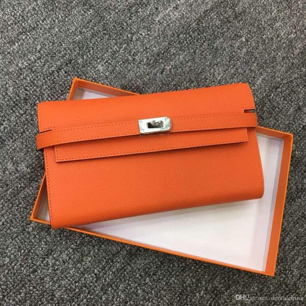 

luxury designer women's wallet genuine leather women wallets clutch female long wallet money bags lady purse card holder, Red;black