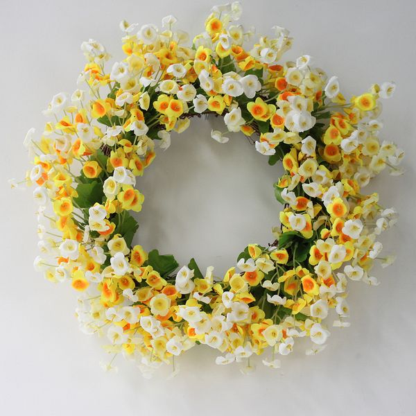 

цветы рождественский венок висячие двери garland искусственный цветок xmas украшения главная партия украшения гавайский цветок гарленд