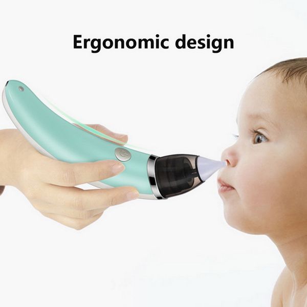 

baby nasal aspirator electric safe hygienic nose cleaner with 4 colors of nose tips and oral snot sucker for newborns baby care