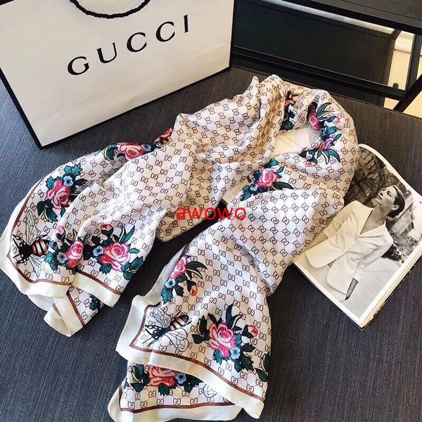 

italy classic flower designer 100% silk scarf brand new luxury headband scarves beautiful exquisite scarf for ing, Blue;gray