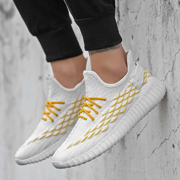

men spring mens fashicasuales causal informales shoe comfortable of shockproof knitting luxury man men on para slip, Black