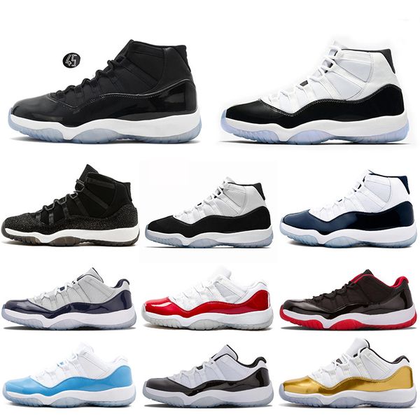 

2020 Высокого качество 11 Синих змеиного Бред церемония Navy Gum Баскетбол обувь Мужчин