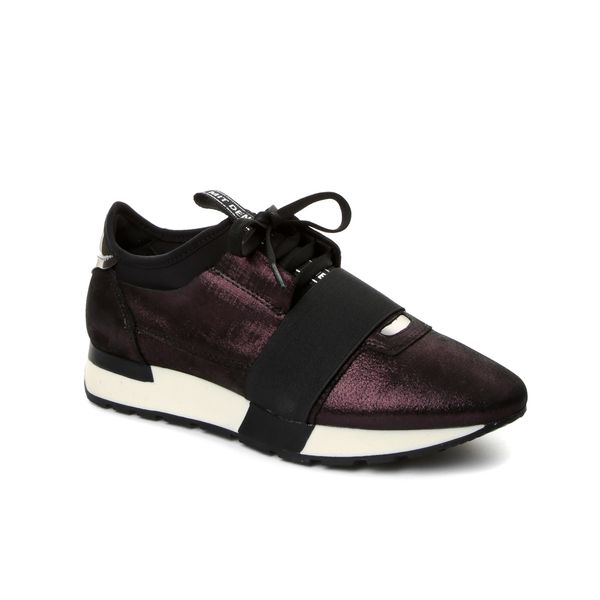 

john may burgundy woman sneaker bu-62420- burgundy, Black