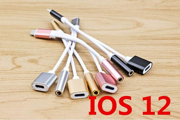 

2 in 1 charger and audio earphone headphone jack adapter connector cable 3 5mm aux headphone jack audio adapter