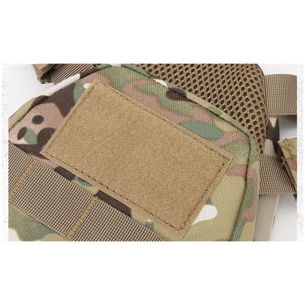 

outdoor sports airsoft gear molle pouch bag carrier camouflage body armor combat assault chest rig tactical molle vest, White