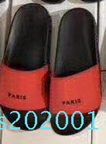 

fashion men women designer sandals slippers for men women designer beach flip flops brand slipper d1, Black