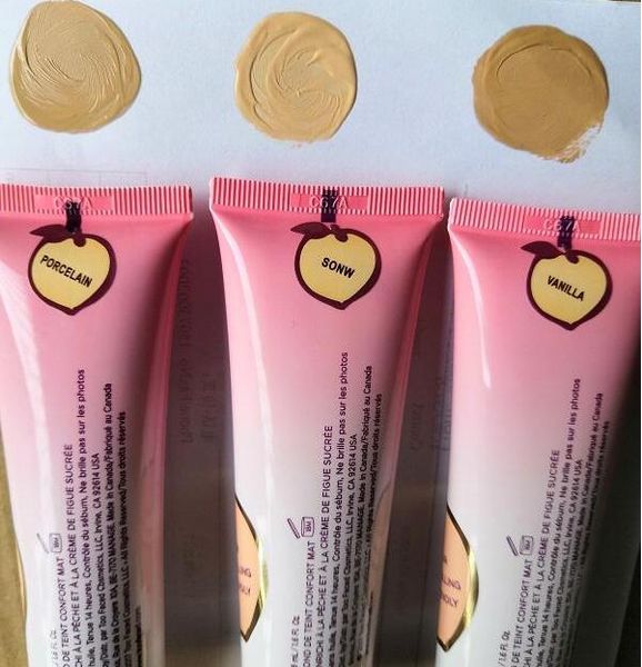 

Dropshipping Горячего фонд макияжа Peach идеального комфорт матовая основа 3colors 48ml Face Foundat