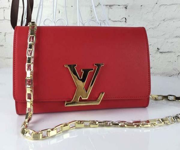 

ladies dinner chain bag m94335 red chain clutch oxidized real leather iconic bags shoulder bag messenger bags