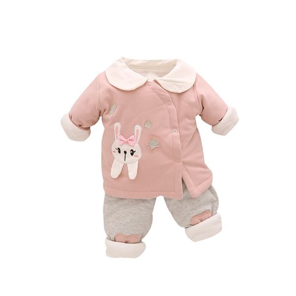 

baby girl lovely cotton-padded jacket suits 8, Blue;gray