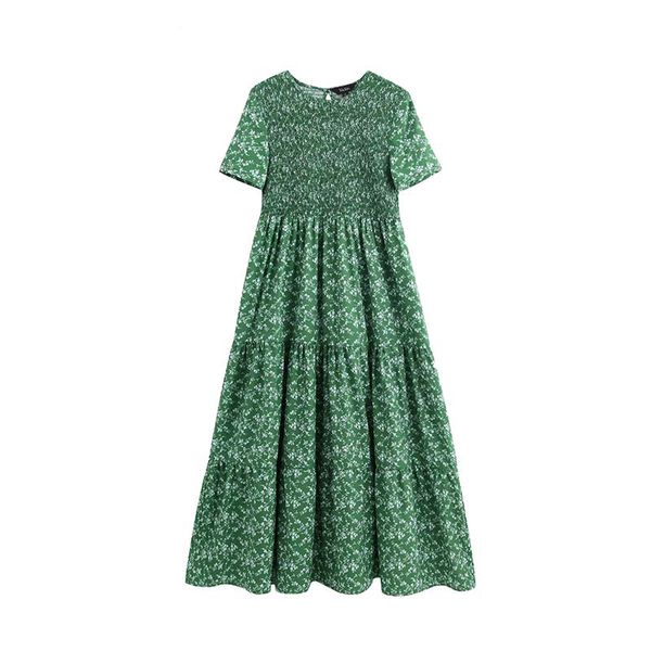 

женщина одежда длинные платья линия женщины цветочные печати лоскутное maxi платье с коротким рукавом elastic назад вырежьте конструкция спо, Black;gray