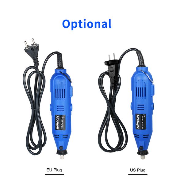 

us/eu kkmoon professional electric grinder set 6speed variable speed electric drill grinding rotary tool with 35pcs accessories