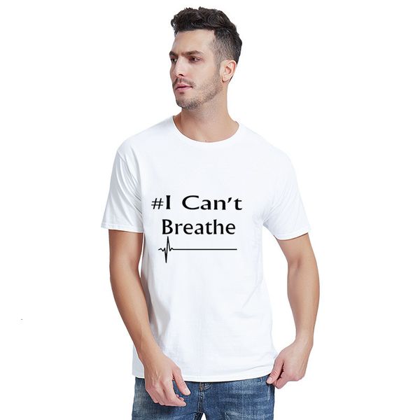 

я не могу дышать слогана футболки, Gray;blue