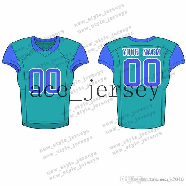 

87men 2019 youth football jerseys army green wine red embroidery logos stitched custom any name any number jerseys, Black;red