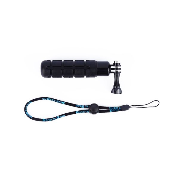 

handheld rubber handle monopod selfie pole for gopro hero 4/3 + / 3/2/1