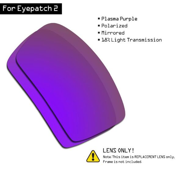 

smartvlt polarized sunglasses replacement lenses for eyepatch 2 - plasma purple