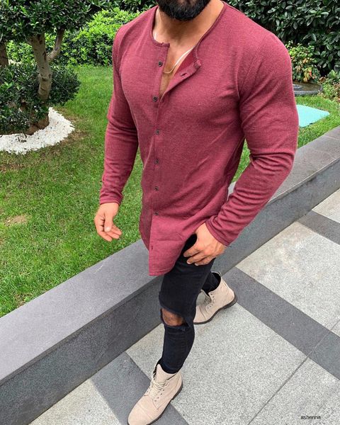 

mens designer t shirt solid color leisure simple single row buckle t shirt cardigan1s0i, White;black