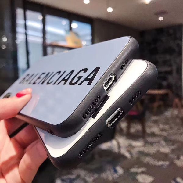

Дизайнерская Стекло Глянцевая B Письмо Конструктор Телефон Чехол для iPhone 11 Pro Max X X