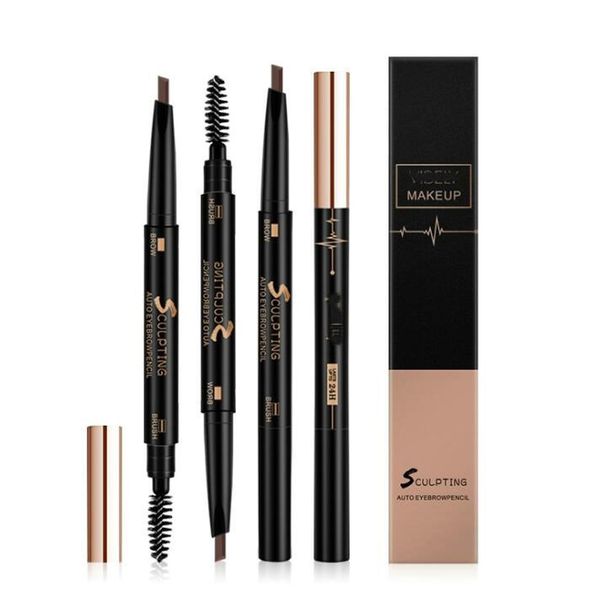 

double headed eyebrow pencil 5 color eyebrow stick waterproof long lasting