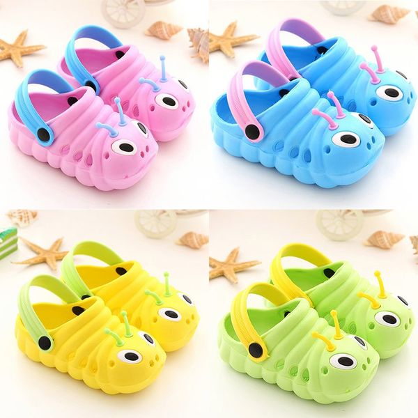 

baby sandals shoes summer toddler baby boys girls cute cartoon beach sandals slippers flip shoes for girls boys slippers @39 #39, Black