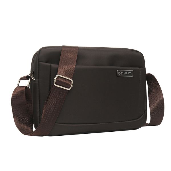 

men fashion vintage simple leisure shoulder crossbody bags multi-function retro zipper messenger bags #35