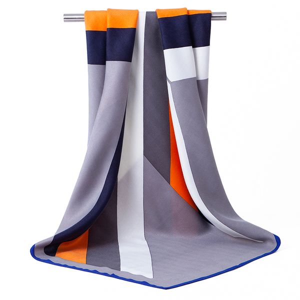 

tailor smith large square size scarf women fashion designer big size neck scarf autumn winter hijab shawl scarves for ladies, Blue;gray