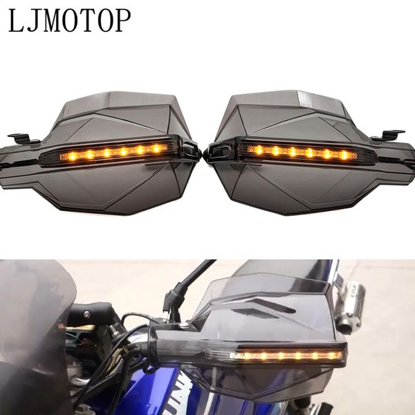 

universal motorcycle hand guards with led turn signal light protectors for m600 m620 m750