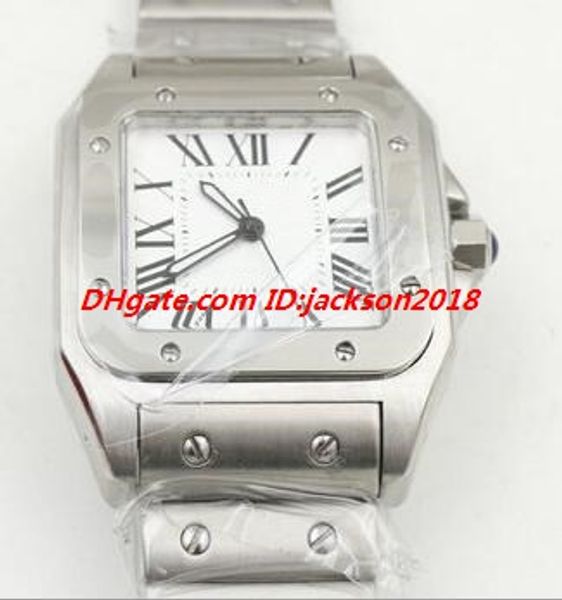 

men watch wristwatch wssa0010 medium 35mm automatic white dial stainless steel bracelet luxury watch ing, Slivery;brown