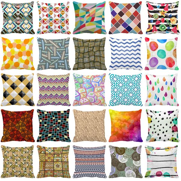 

cushion cover 45x45cm,50*50cm,60x60cm,nordic simple geometric decorative throw pillows cushion covers for sofa polyester cotton
