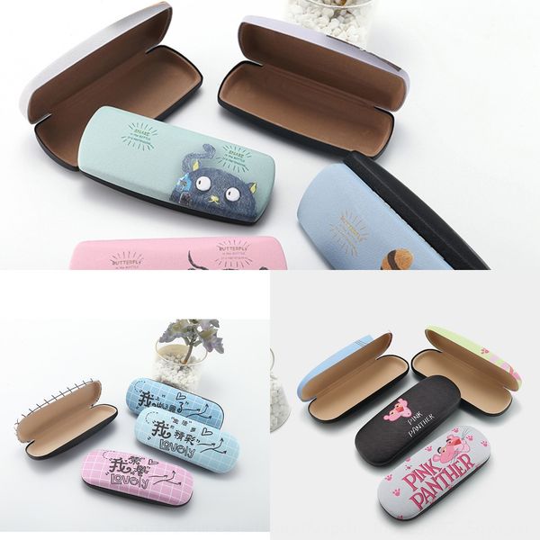

2020 children's cartoon glasses case glasses case box blue-proof test card test lamp