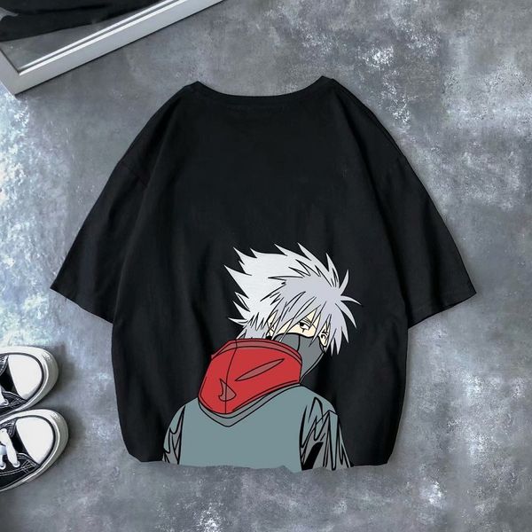 

t shirt men summer japanese short-sleeved men clothing t-shirt men's hip-hop retro casual half-sleeve loose clothes tshirt, White;black